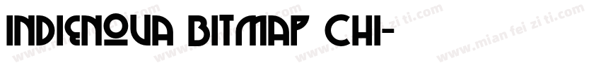 indienova Bitmap Chi字体转换